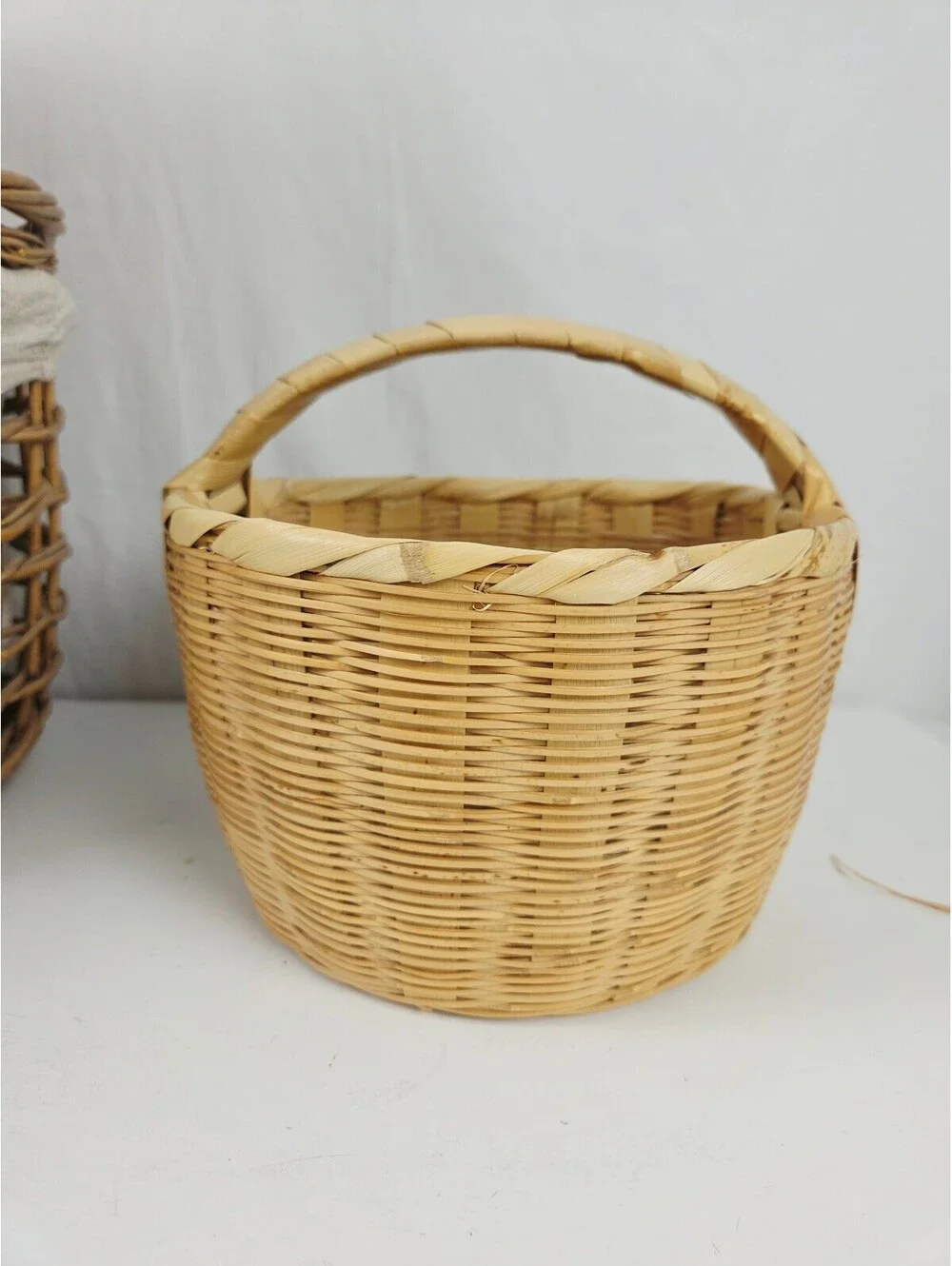 Trio of vintage Baskets Fall Decor, Farmhouse